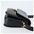 Borsa a spalla CÉLINE Carrozza in pelle nera e oro Auth ka2957 Nero D'oro - vista 4