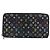Louis Vuitton Cartera Zippy Monograma Multicolor Negro M60243 LV Auth bs33783 - vista 13