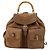 Bamboo Zaino in Bambù GUCCI Camoscio Marrone Oro 003 2058 0016 Auth LNZ352 D'oro - vista 2