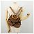 Bamboo Zaino in Bambù GUCCI Camoscio Marrone Oro 003 2058 0016 Auth LNZ352 D'oro - vista 28