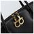 Borsa a mano Salvatore Ferragamo in pelle nera e oro Auth 173778 Nero D'oro - vista 14