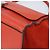 Céline Bolso Trapeze de cuero 2 en 1 rojo plata Auth BA11130 Roja - vista 12