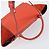 Céline Bolso Trapeze de cuero 2 en 1 rojo plata Auth BA11130 Roja - vista 6