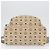 MCM Logogram Vicetos Backpack PVC Leather Beige Gold Silver Auth BA11136 Silvery Golden - view 12