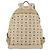 MCM Logogram Vicetos Backpack PVC Leather Beige Gold Silver Auth BA11136 Silvery Golden - view 3