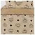 MCM Logogram Vicetos Backpack PVC Leather Beige Gold Silver Auth BA11136 Silvery Golden - view 4