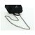 PRADA Borsa a Spalla con Catena Nylon Nero Argento Auth 171449M - vista 7
