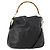 Borsa a Spalla Gucci Bamboo in Pelle 2way Nera Oro 001 1577 2615 Auth 169863 Nero D'oro