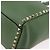 VALENTINO Borsa Rock Studs in pelle 2 in 1 verde oro Auth BA11265 D'oro - vista 17