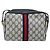 Sac à bandoulière Gucci GG Supreme Sherry Line PVC Marine Or 56 02 004 Auth 173906 Doré Bleu Marine - vue 3