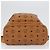 MCM Vicetos Zaino Logogram in pelle PVC marrone oro Auth BA11051 D'oro - vista 11