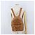 MCM Vicetos Zaino Logogram in pelle PVC marrone oro Auth BA11051 D'oro - vista 27