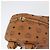 MCM Vicetos Zaino Logogram in pelle PVC marrone oro Auth BA11051 D'oro - vista 6