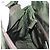 PRADA Borsa a mano in nylon khaki argento autentica 166225 Cachi - vista 18