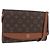 LOUIS VUITTON Borsa a Spalla Monogram Bordeaux 24 M51798 LV Auth 173731 Monogramma