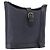 Borsa a Spalla in Tela Trotter Christian Dior Blu Navy e Oro Auth ka2955 D'oro