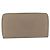 Céline CELINE Langer Geldbeutel Leder Beige Silber Auth am10868 - Ansicht 3