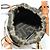 Borsa Mamma Baguette in tela Zucca con catena Step Out FENDI marrone nero Auth 171470SAM - vista 16