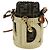 Borsa Mamma Baguette in tela Zucca con catena Step Out FENDI marrone nero Auth 171470SAM - vista 3