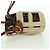Borsa Mamma Baguette in tela Zucca con catena Step Out FENDI marrone nero Auth 171470SAM - vista 5