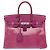 Hermès Borsa HERMES Birkin 25 in Pelle Esotica Viola - 103358 Porpora - vista 2