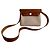 Hermès Herbag Mini Vache Hunter in pelle incrociata beige - vista 5
