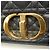 Borsa a Spalla Caro Medium Cannage di Christian Dior Nero - vista 13