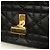 Borsa a Spalla Caro Medium Cannage di Christian Dior Nero - vista 20
