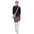 Chanel Pre-Fall 2012 Alpaka Feinstrick Elefantenknopf Pullover Blau  - Ansicht 1