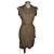 Vestido Karen Millen de algodón marrón talla 38 IT Castaño