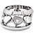 Anillo Chopard, "Happy Diamond Amore", oro blanco y diamante. - vista 3