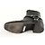 Re/Done Schwarze Schnallenstiefel - Ansicht 6
