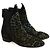 Alaïa Botas de cuero negro - vista 3