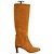 Chloé Botas de camurça camel Camelo