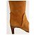 Chloé Botas de camurça camel Camelo - vista 4