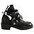 Balenciaga Botas de cuero negro
