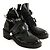 Balenciaga Botas de cuero negro - vista 3