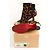 Christian Louboutin Botas de couro marrom com fivelas - vista 6