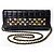Clutch Minaudière Gioiello Nero Byzance 11A di Chanel Multicolore D'oro Gold hardware
