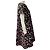 Valentino Garavani Abito nero multicolore floreale Valentino con inserti in pizzo - vista 2