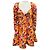 Abito Mini Multicolore a Fiori Viola con Twist Front di Zimmermann