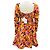 Abito Mini Multicolore a Fiori Viola con Twist Front di Zimmermann - vista 3