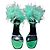 Ermanno Scervino Sommer-Sandalette mit Federn Grün