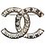 Spilla Chanel CC Oro Champagne e Perle Turchesi Gold hardware