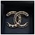 Spilla Chanel CC Oro Champagne e Perle Turchesi Gold hardware - vista 2