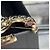 Spilla Chanel CC Oro Champagne e Perle Turchesi Gold hardware - vista 4
