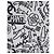 Chanel 19A París-Nueva York Egipto Graffiti Top Blusa FR 36 Negro Blanco - vista 3
