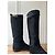 Botas altas de pelo de pony negro Hermès con herrajes de paladio - vista 6