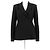 Alaïa Schwarze Wollblazer
