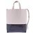 Cabas Céline Tote Bag "Hippopotamus" in bicolor Weiß und Schwarz